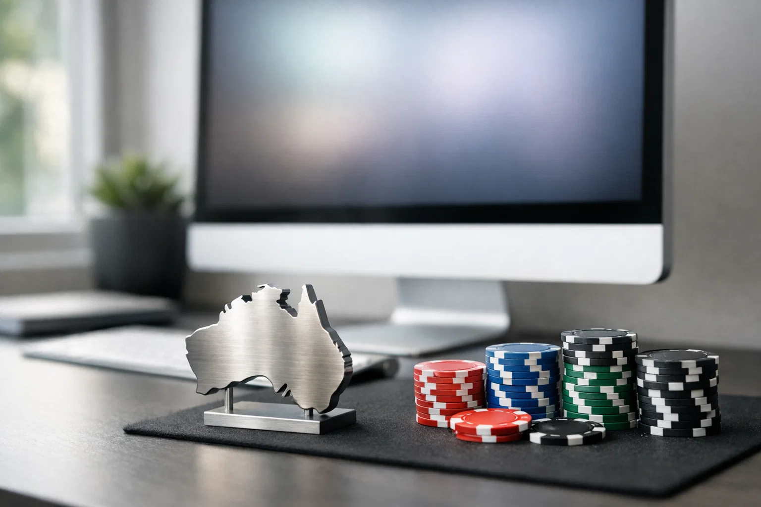 Australian online casino theme and skyline